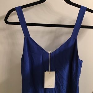 Aritzia Wilfred blue long dress